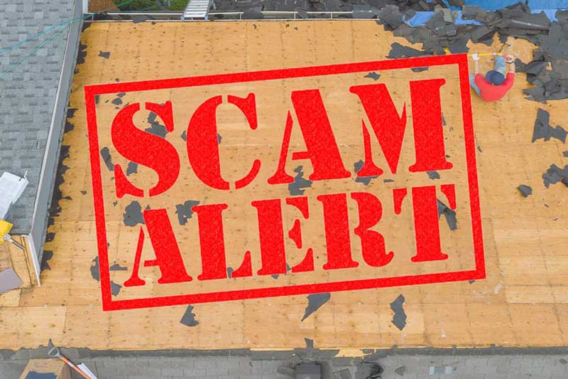 common roofing scams