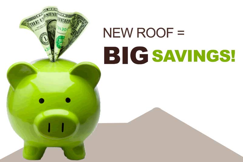 ways a new roof saves money