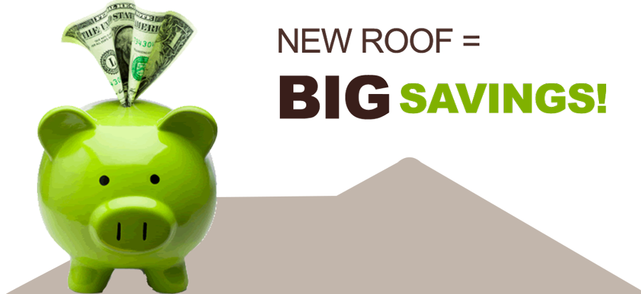 save money with a new roof